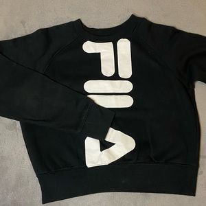 Fila , black long sweatshirt